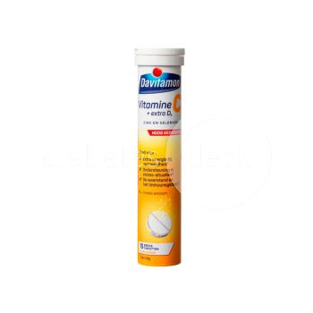 Davitamon Vitamine C + Extra D3 Bruistabletten 15 stuks