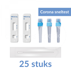 Diabetes Desk Corona ondiepe Sneltest 25 stuks