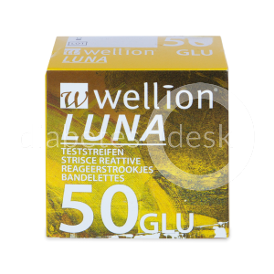 Wellion LUNA 50 glucose teststrips