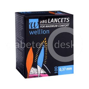 Wellion 28G lancetten 100 stuks