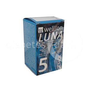 Wellion LUNA 5 cholesterol teststrips