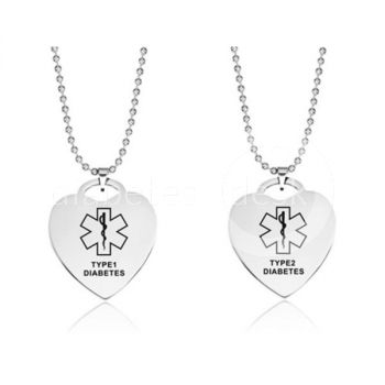 Awareness ketting hart met opschrift