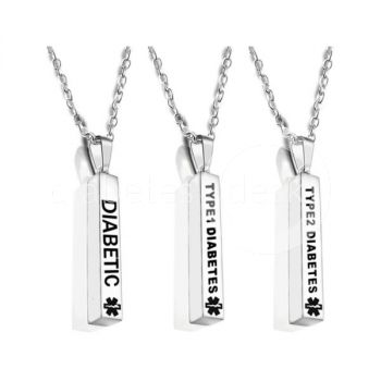 Awareness ketting pilaar met opschrift