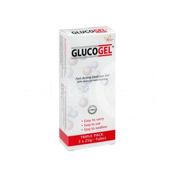 Glucogel Glucose Gel 3x 25 gram