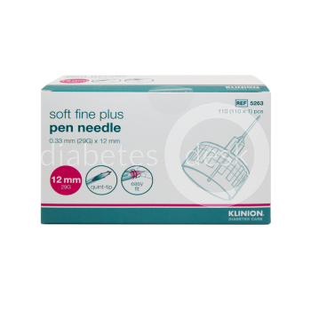 Klinion Soft Fine Plus 12 mm pennaalden 29G 110 stuks