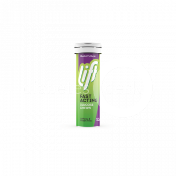 Lift GlucoTabs Bosbes 10 