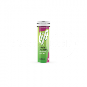 Lift GlucoTabs Framboos 10 