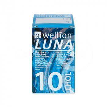 Wellion LUNA 10 cholesterol teststrips