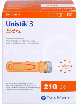 Owen Mumford Unistik 3 Extra 21G 2.0mm