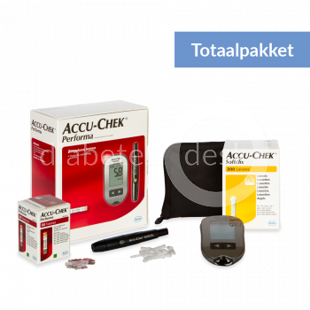 Accu-Chek Performa Totaalpakket inclusief 50 teststrips en 200 lancetten