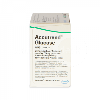 Accutrend Glucose teststrips 25 stuks 