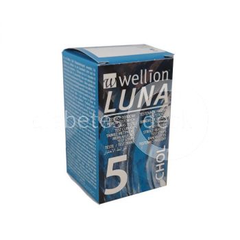 Wellion LUNA 5 cholesterol teststrips