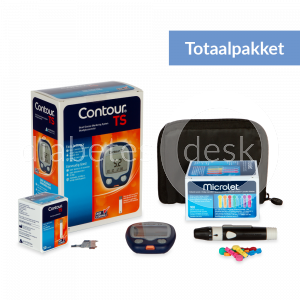 Ascensia Contour TS totaalpakket incl 60 teststrips en 110 lancetten