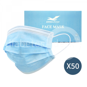 Mondmaskers 3 laags type IIR Medisch (50 stuks)