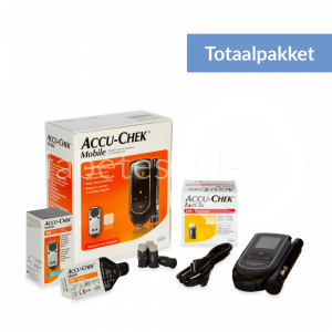 Accu-Chek Mobile Totaalpakket met 50 teststrips en 204 lancetten