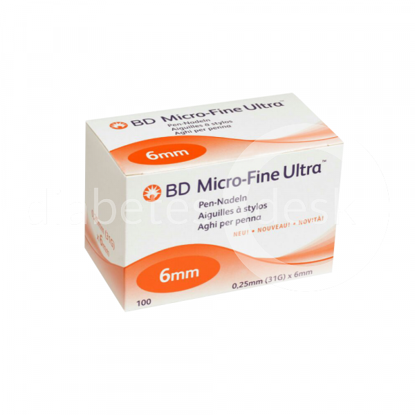 Micro-Fine pennaalden 6mm 31G 100 stuks extra voordelig €12.50 Micro-Fine pennaalden 6mm 31G 100 stuks extra voordelig €12.50