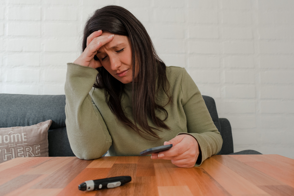 Mevrouw gefrustreerd na meting